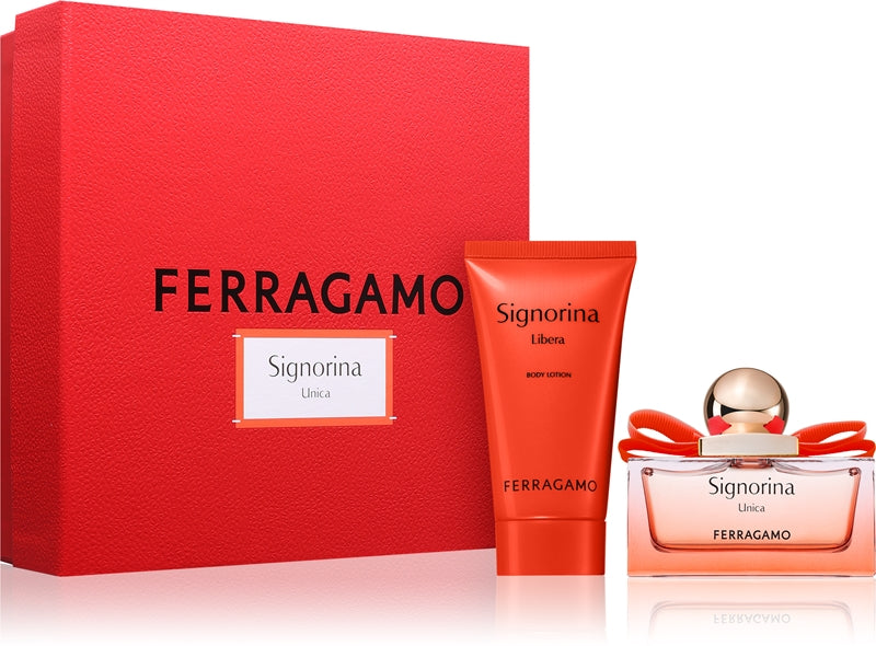 Ferragamo Signorina & Silver Earrings Gift Box for Her