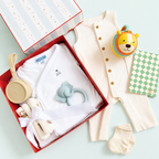 ახალშობილი ბიჭის სასაჩუქრე ნაკრები  – Baby Welcome Gift 