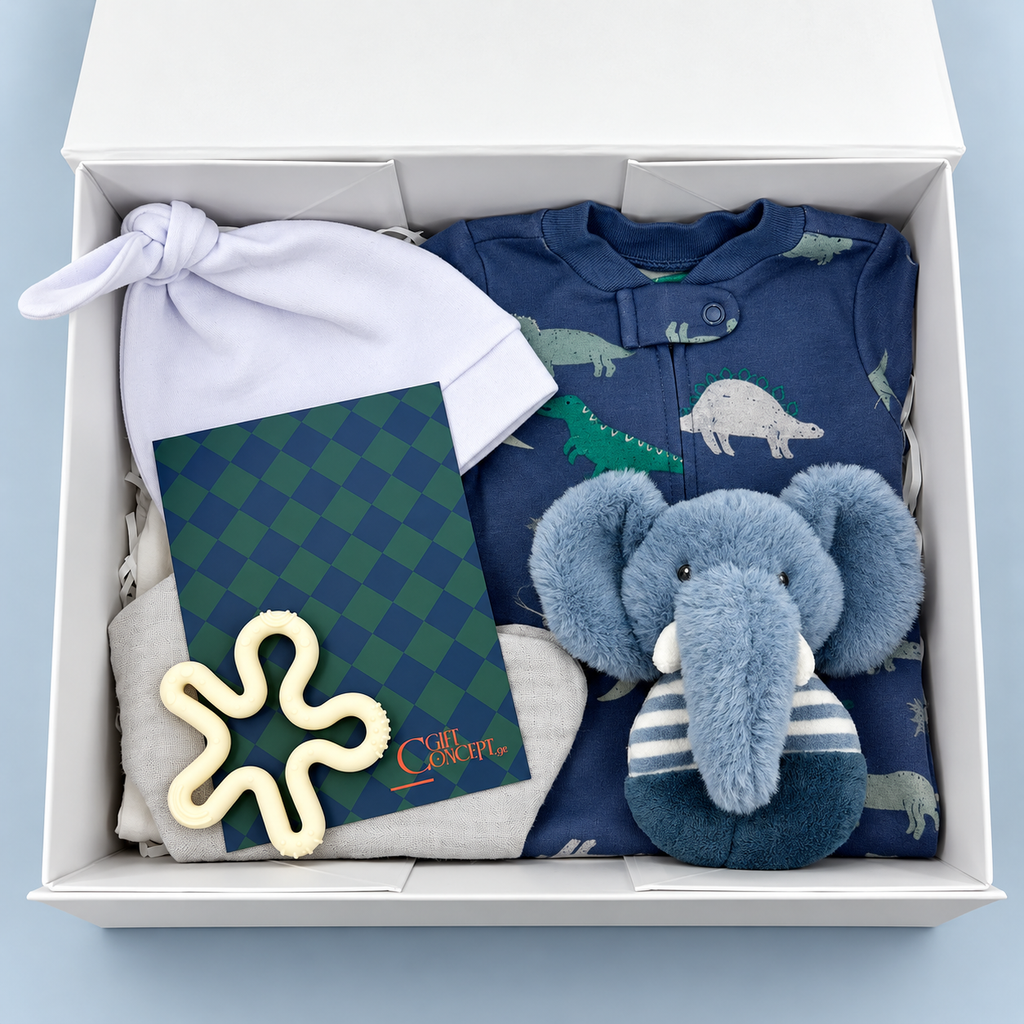 სასაჩუქრე ნაკრები ახალშობილი ბიჭისთვის | Gift Box For Baby