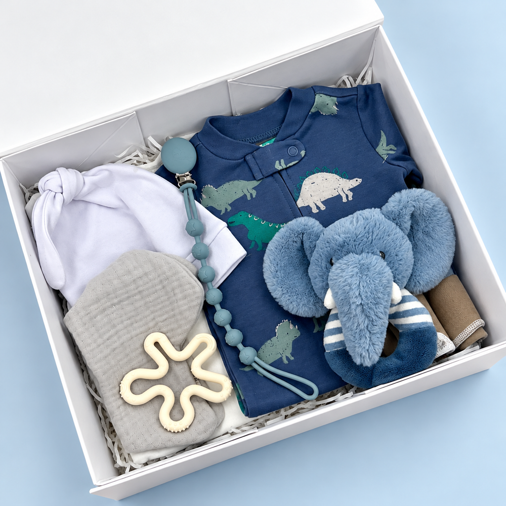 სასაჩუქრე ნაკრები ახალშობილი ბიჭისთვის | Gift Box For Baby