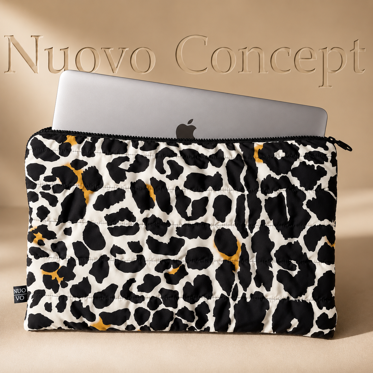 ლეპტოპის ჩანთა ლეოპარდის პრინტით — By Nuovo Concept