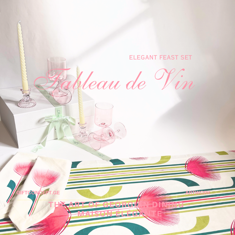 Table runner and napkins set