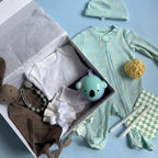 ახალშობილი ბიჭის პრემიუმ სასაჩუქრე ყუთი