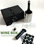 ფრანგული ღვინისა და აქსესუარების ნაკრები - საჩუქარი ღვინის მოყვარულთათვის