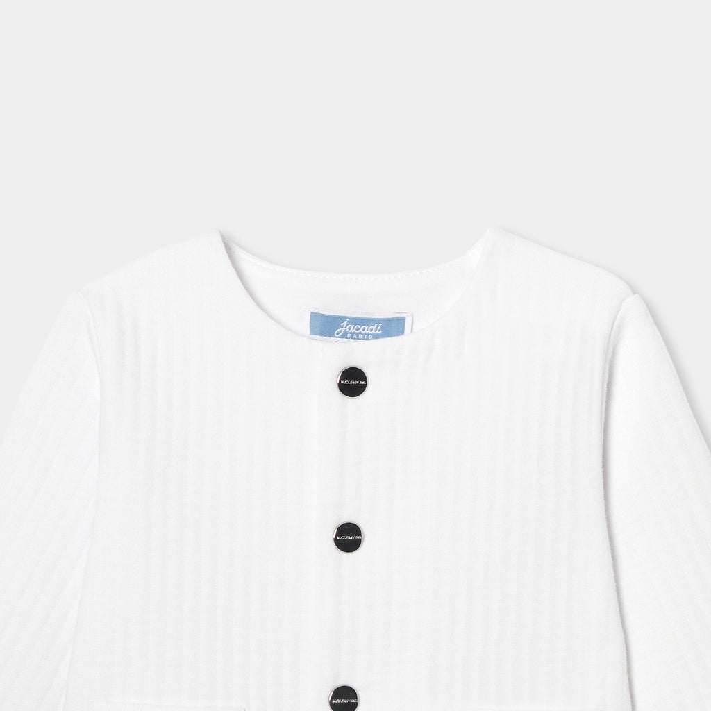 პრემიუმ სასაჩუქრე ნაკრები ახალშობილისთვის: სმარტ ვიდეო ძიძა და Jacadi Paris